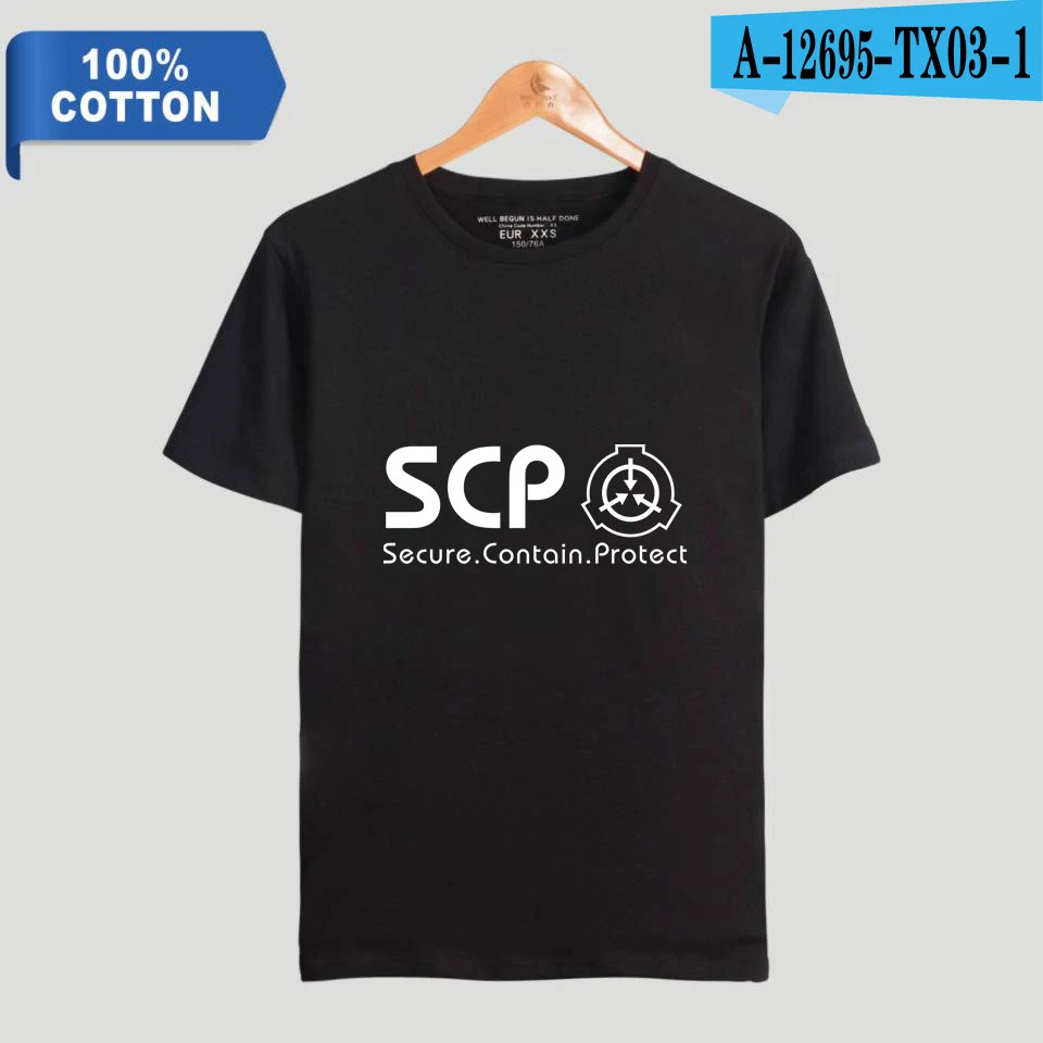 Scp Foundation хлопковая Футболка женская и мужская одежда горячая Распродажа летние футболки с коротким рукавом Kpops топ размера плюс 4xl - Цвет: Picture color