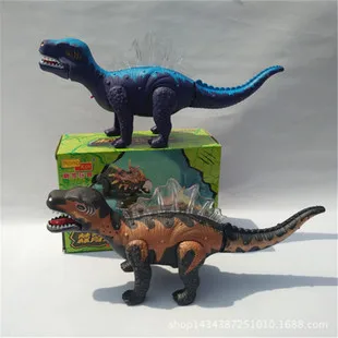 6632-1 rong kai Electric Dinosaur Toy Shining Realistic Sound Triceratops Flash Jurassic