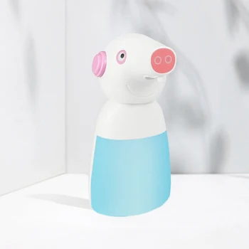 

Touchless Rechargeable Infrared Sensor Foaming Soap Dispenser Cute Hand Liquid Foaming Pump Wall-mounted Automatic for Kid