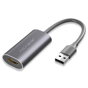 

Acasis HDMI Video Capture Card 1080p 30fps vedio Streaming Capture USB 2.0 Cards Grabber Recorder Box for PS4 Game OBS Camera