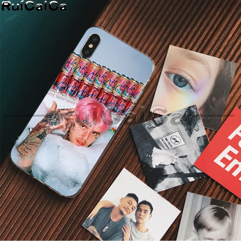 RuiCaiCa Hip Hop Rapper Lil Peep рисунок ТПУ мягкий чехол для сотового телефона iPhone 8 7 6 6S Plus X XS MAX 5 5S SE XR 11 11pro - Цвет: A15