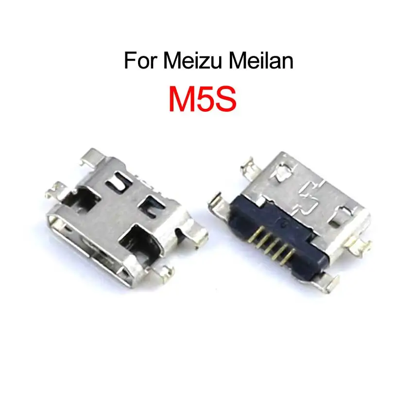 YuXi 2 шт Micro USB разъем для Meizu 6T S6 M1 M2 M3 M3S M5 M5S M6 Note U10 U20 E E2 E3 Max X зарядный порт разъем