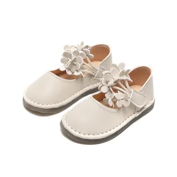 

2020 New Flower Little Girl Shoes Toddler Dress Children Leather Shoes For Baby Kids Princess Soft Bottom Shoe 1 2 3 4 5 6 Years