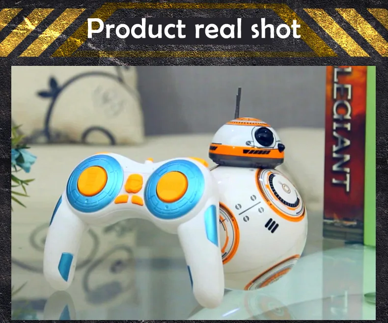 Schnelle Verschiffen Intelligente Звездные войны Обновление RC BB8 Roboter Mit звук фигурка Geschenk Spielzeug BB-8 мяч Roboter