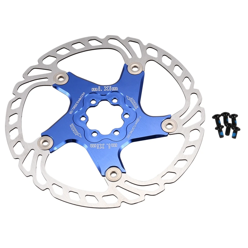 mi.xim 1Pcs Bike Disc Brake Brake Float Floating Disc Rotors 203Mm Hydraulic Brake Pad Float Rotors Bicycle Parts