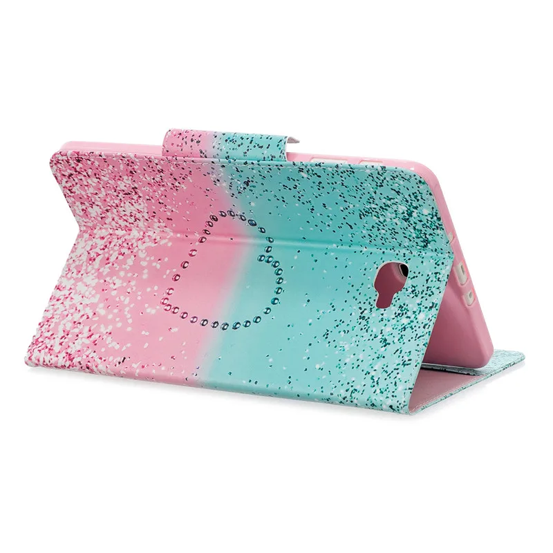 Wekays For Samsung Tab A6 10.1 Cartoon Unicorn Leather Case For Samsung Galaxy Tab A6 A 6 2016 10.1 T585 T580 T580N Cover Cases