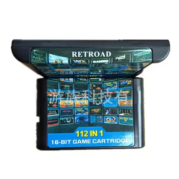 

112 in 1 No Repeat 16 bit MD Game Card for Sega Genesis Console Game Players