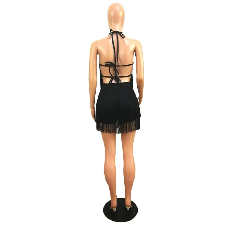 Сексуальное вечернее платье vestidos vestido, вечернее платье с кисточками, черные женские платья размера плюс