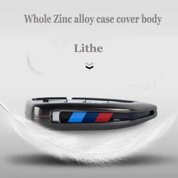 

Blade Series Zinc alloy key Case Cover Smart Car Key protect Shell For BMW Blade X1 X5 X6 218i F48 2018 525i M760Li 740li 730
