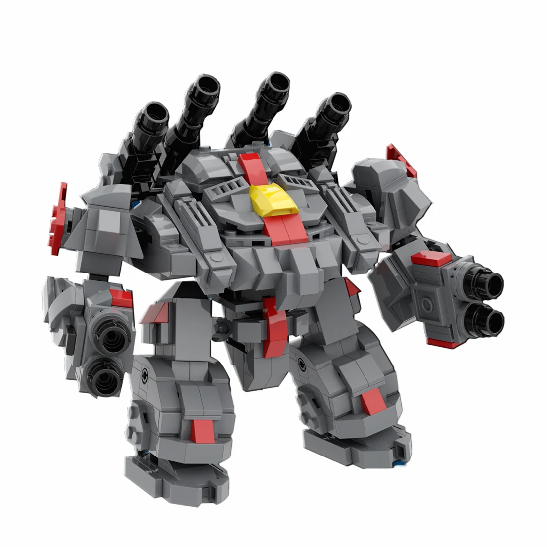 Modiker мини MOC бронированная посадка меха снег Барсук Кирпичи Модель маленькие