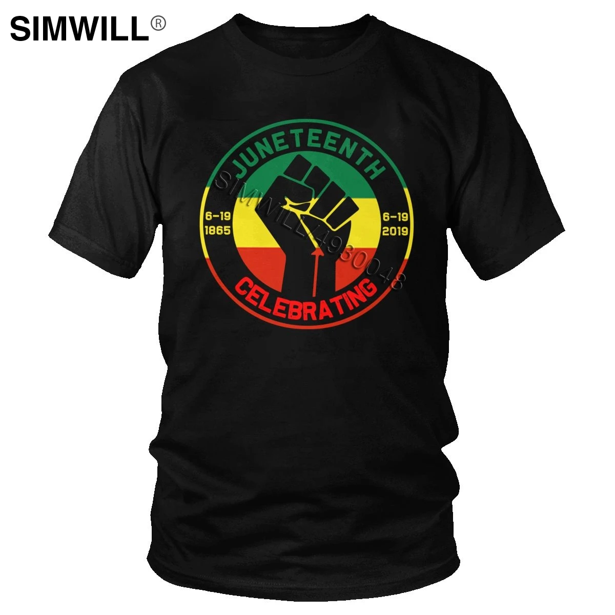 Juneteenth Celebrates Freedom T Shirts for Men Soft Cotton Black African American Pride Tee Tops Short Sleeved Tshirt Clothing | Мужская