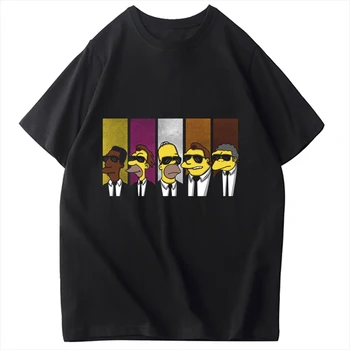 

Reservoir Dogs Simpsons T-Shirts India Funny Tshirts Printed Animes Style Solid Cotton Tees Short Sleeve T Shirts Female