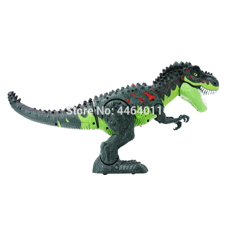 Динозавр RC тираннозавр рекс животное дистанционное управление звук Dinobot электрические ходячие Животные Игрушка музыкальный светильник игрушки-спрей