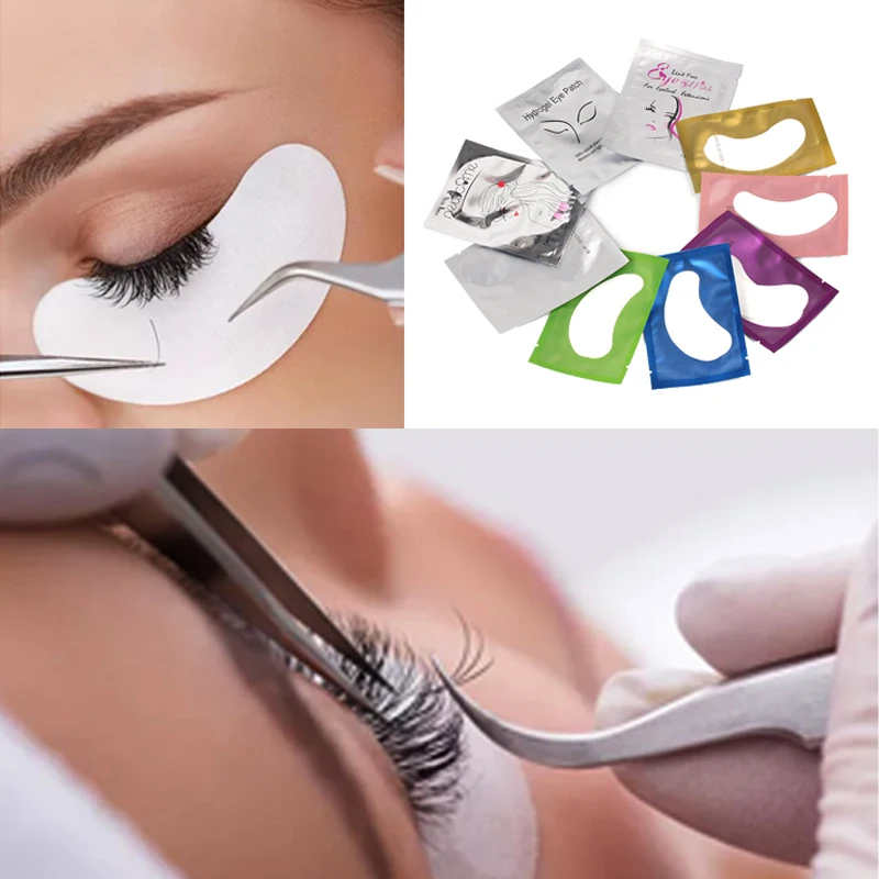 

50pairs Lint Free Eye Patches Pads Under Hydrogel Eye Pads Eyelash Extension Eye Pads Sticker Eye Patch Professional MakeUp Tool