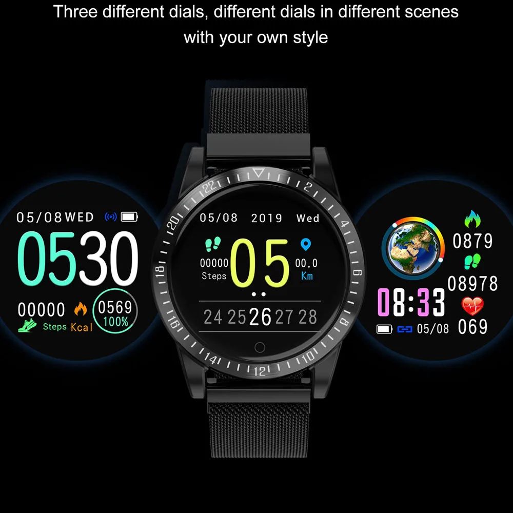 LIWM спортивные Смарт часы для мужчин монитор сердечного ритма кровяное давление