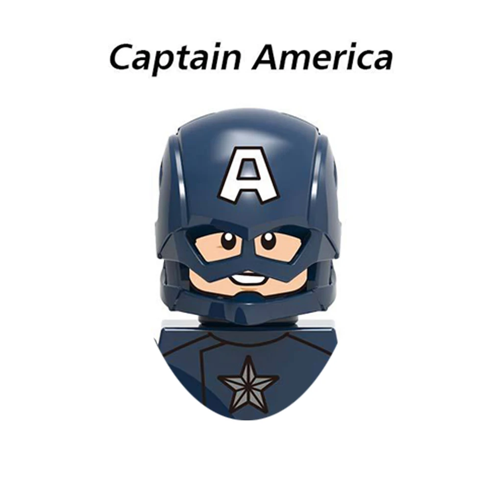 Superhero TVA Loki Building Blocks Bricks Iron Man Spiderman Hulk Thor Captain America Black Widow Vision Falcon Deadpool Toys