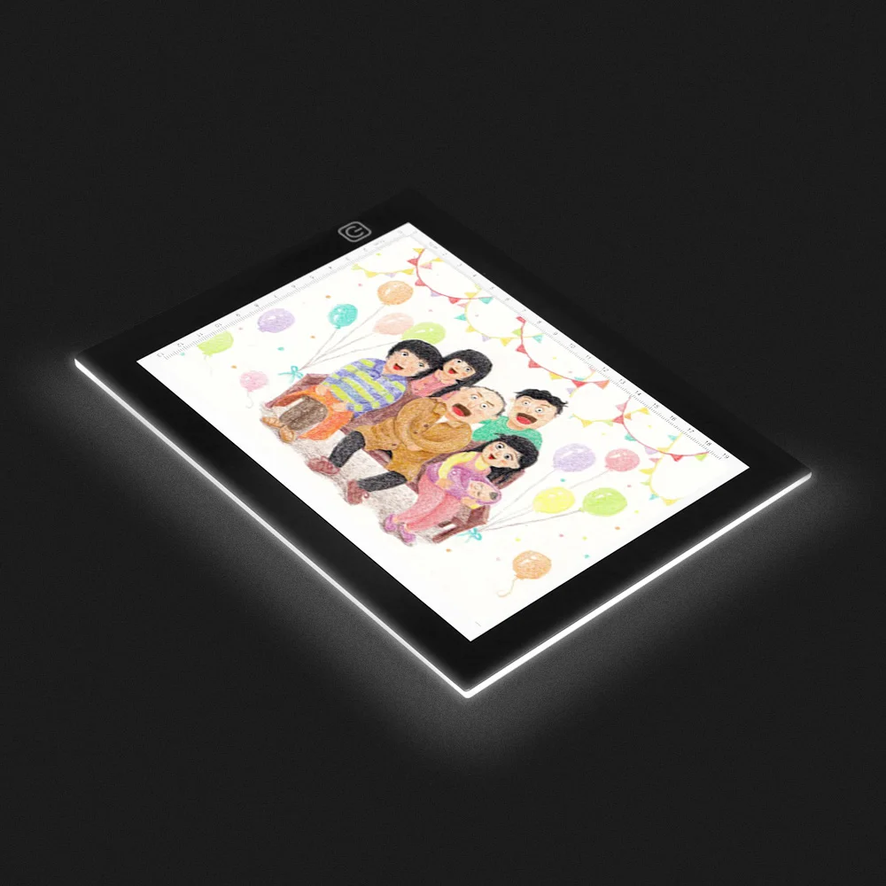 

Portable A5 Light Box Tracer USB Powered Ultra-thin LED Artcraft Light Pad Copy Board with Scale 3 Level Adjustable Brightness