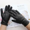 Bickmods New Ladies Deerskin Gloves Colored Fashion Wool Lining Hand-stitched Outdoor Driving Leather Gloves ► Photo 3/6