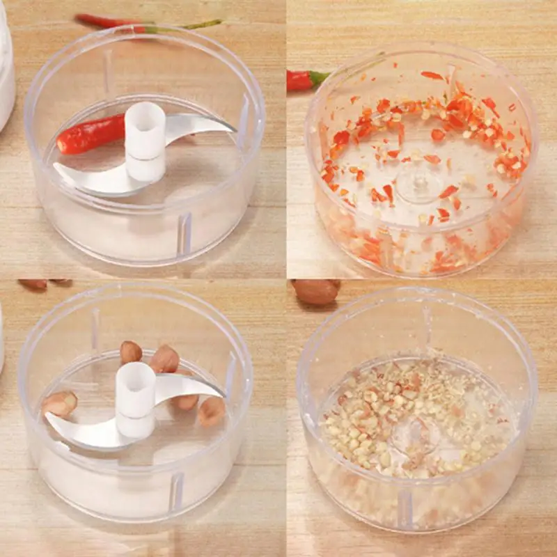3 Colors Manual Garlic Puller Home Kitchen Mini Garlic Grinder Food Chopped Meat Fruit And Vegetable Pressure Pound Garlic Mixer