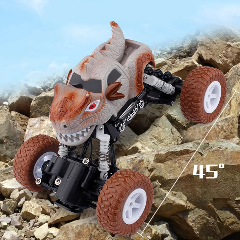 

Dinosaur Toys Mini Dinosaur Remote Control Truck Dinosaur Model Mini Toy Car Four-wheel Drive Off-road Vehicle For Christmas
