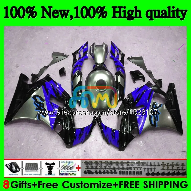 Комплект+ майка для HONDA Лидер продаж синий серый CBR600F3 600CC CBR 600F3 97 98 1997 1998 3BS. 262 CBR600 CBR 600 FS F3 95 96 1995 1996 обтекатели