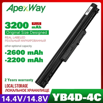 

4CELLS 14.4V Laptop Battery for HP HSTNN-YB4D VK04 694864-851 695192-001 H4Q45AA For Pavilion 14 14t 14z 15 15t SerieS