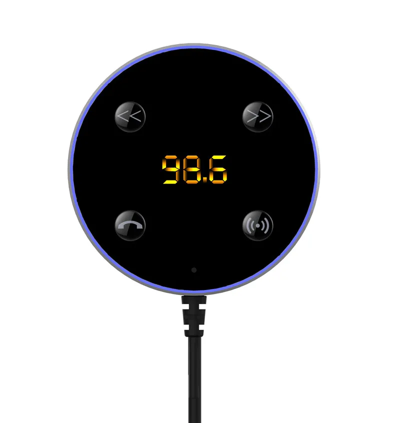Мини Мода 2 в 1 Bluetooth Автомобильный fm-передатчик музыкальный аудио приемник для гарнитуры 3,5 мм с двойным USB телефон зарядное устройство автомобиль аксессуары