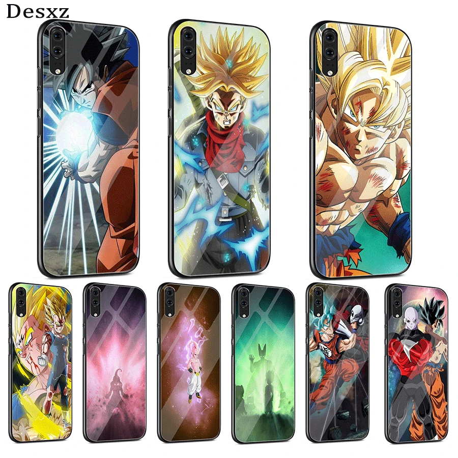 Чехол для телефона из ТПУ стекла для huawei mate Honor 8X9 10 7A 20 P30 P20 P10 Lite Pro P Smart Cover Hone Cases Dragon Ball; DragonBall