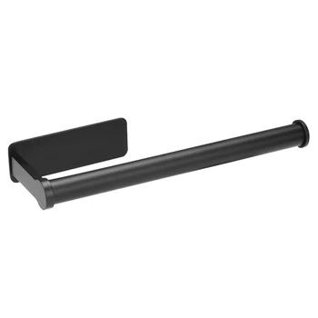 

Paper Towel Holder Bathroom Kitchen Cabinet Rack Wall Mounted Punch Free Modern Storage Space Aluminum Plastic Wrap Roll Tissue