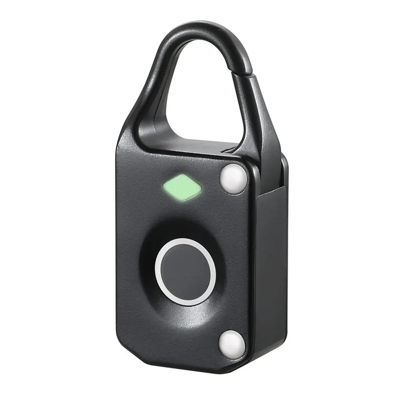 Xiaomi Mijia Electronics Intelligent Fingerprint Automatic Fingerprint Drawer Lock Toolbox Lock Smart Home Travel - Цвет: Черный