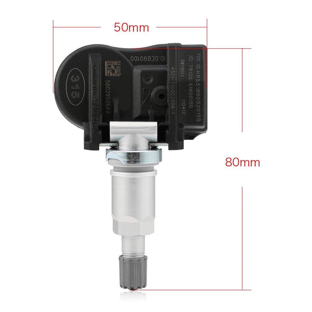 4 шт. датчик давления в шинах TPMS OEM 315 МГц TS-CH11 56029526AA для Chrysler Dodge Jeep