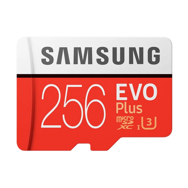 Оригинальные Карты памяти SAMSUNG EVO+, 64 ГБ, EVO plus U3, 128 ГБ, 256 ГБ, 512 ГБ, класс 10, Micro SD карта, 32 ГБ, microSD, UHS-I, TF карта - Емкость: 256GB