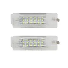 2 шт. 18SMD белый светодиодный светильник для багажника для Volkswagen VW Eos Golf GTI MK5 MK6 MK7 Scirocco Sharan Tiguan PASSAT JETTA