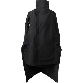 

Irregular Long Down Coat With Vertical Collar Cotton Padded Jacket-Vetements Femme Hivers 2020 2021-Winter Clothes Women