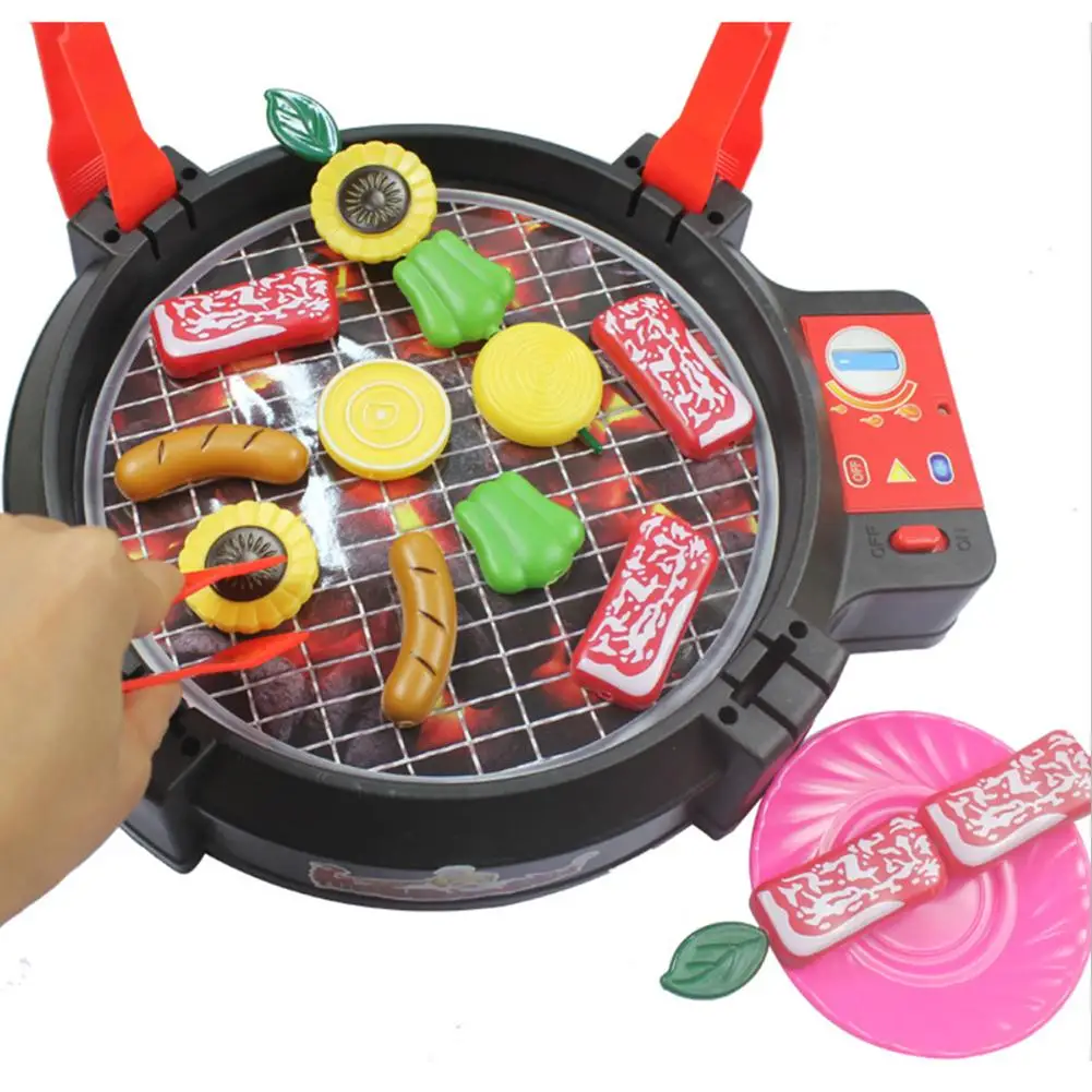 Детский игровой дом игрушки Моделирование Электрический Bbqes игрушки кухонные принадлежности приборы родитель-ребенок интерактивные игрушки для детей
