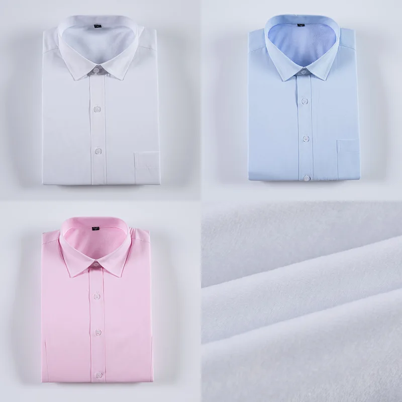 Зимние Для мужчин женские с бархатом утепленные Однотонная рубашка Slim Fit мужской социальной платье в деловом стиле рубашка теплая Женская Костюмы, мягкие и удобные