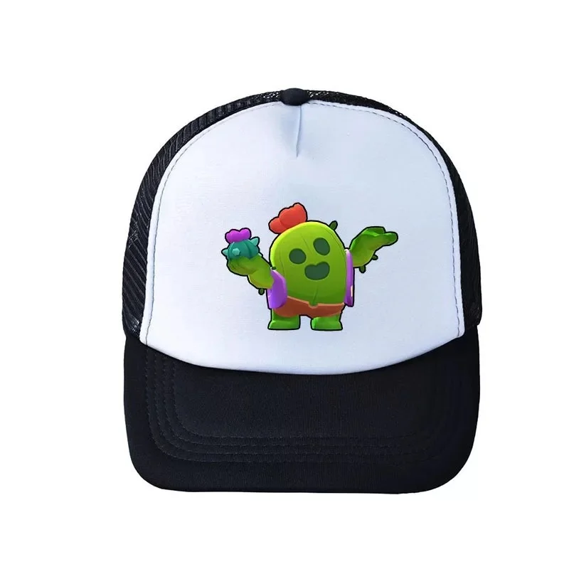 Бейсбольная кепка для костюмированной игры braw stars, бейсбольная Кепка Snapback, регулируемая Солнцезащитная бейсбольная кепка в стиле хип-хоп, аксессуары