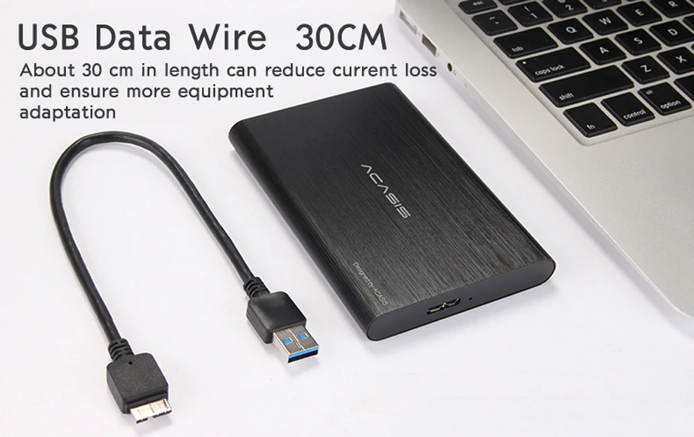 USB 3,0 до 2,5 дюймов без инструментов SATA жесткие диски SSD корпус Внешний чехол поддержка 1 ТБ HDD
