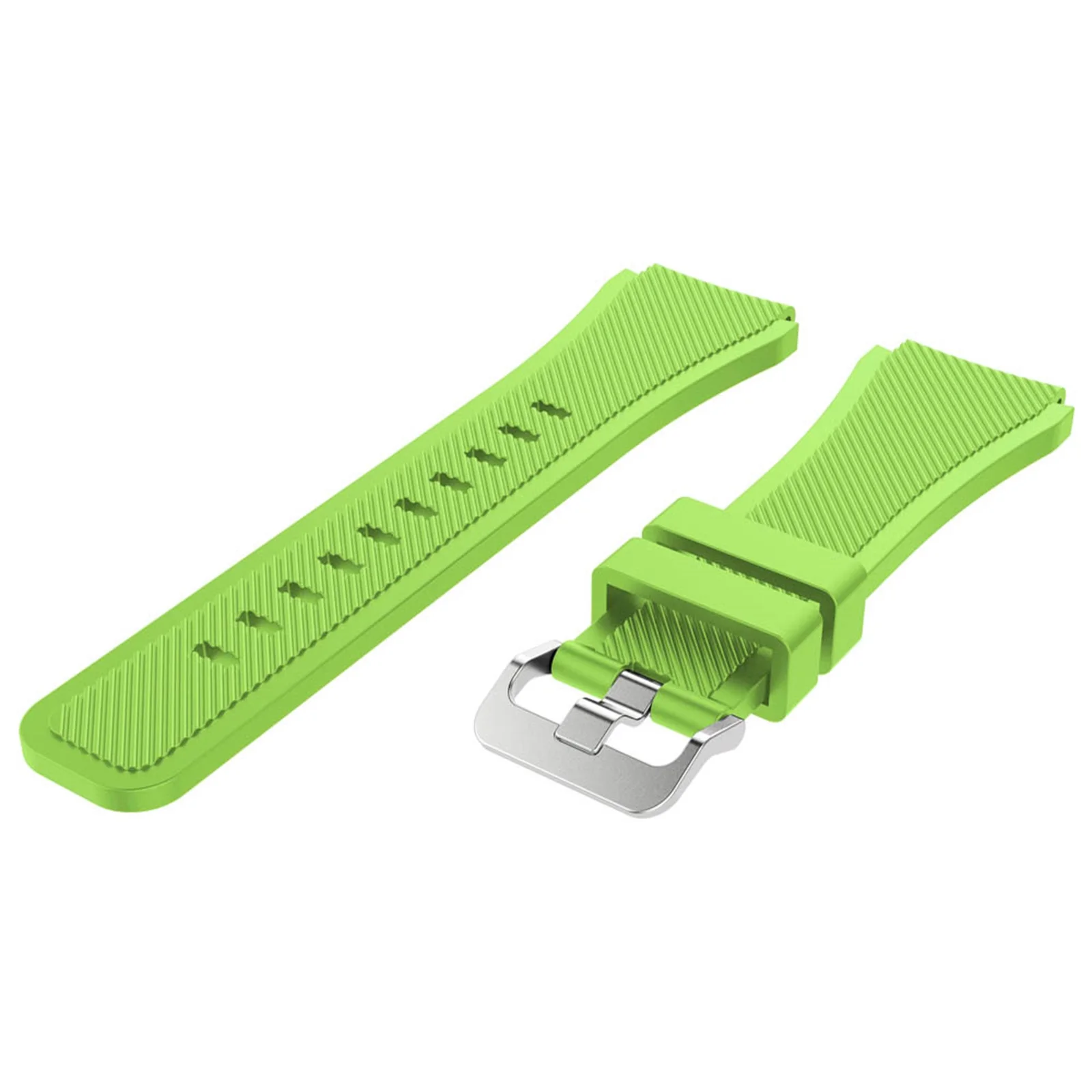 Разноцветный ремешок для часов Ремешок Для Xiaomi Huami Amazfit Pace силиконовый браслет на запястье для Amazfit 2/2S Stratos pace ремешок для часов - Цвет: Зеленый