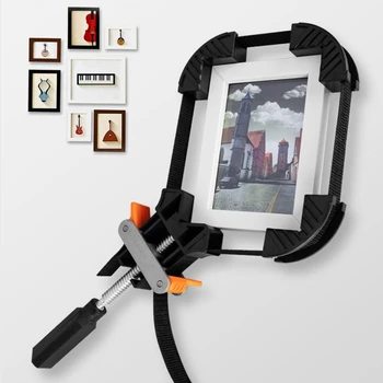 

Rapid Positioning Auxiliary Fixed Picture Frame Clip 90° Right Angle Photo Frame Quick Tightening Clamp Multi-purpose Home Impro