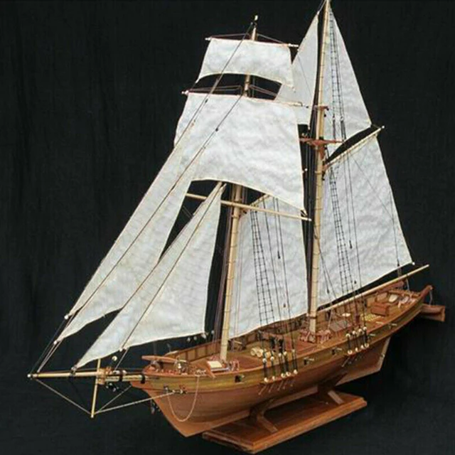 Halcon Wooden Sailing Boat Model DIY Kit Ship Assembly Decoration Gift 1