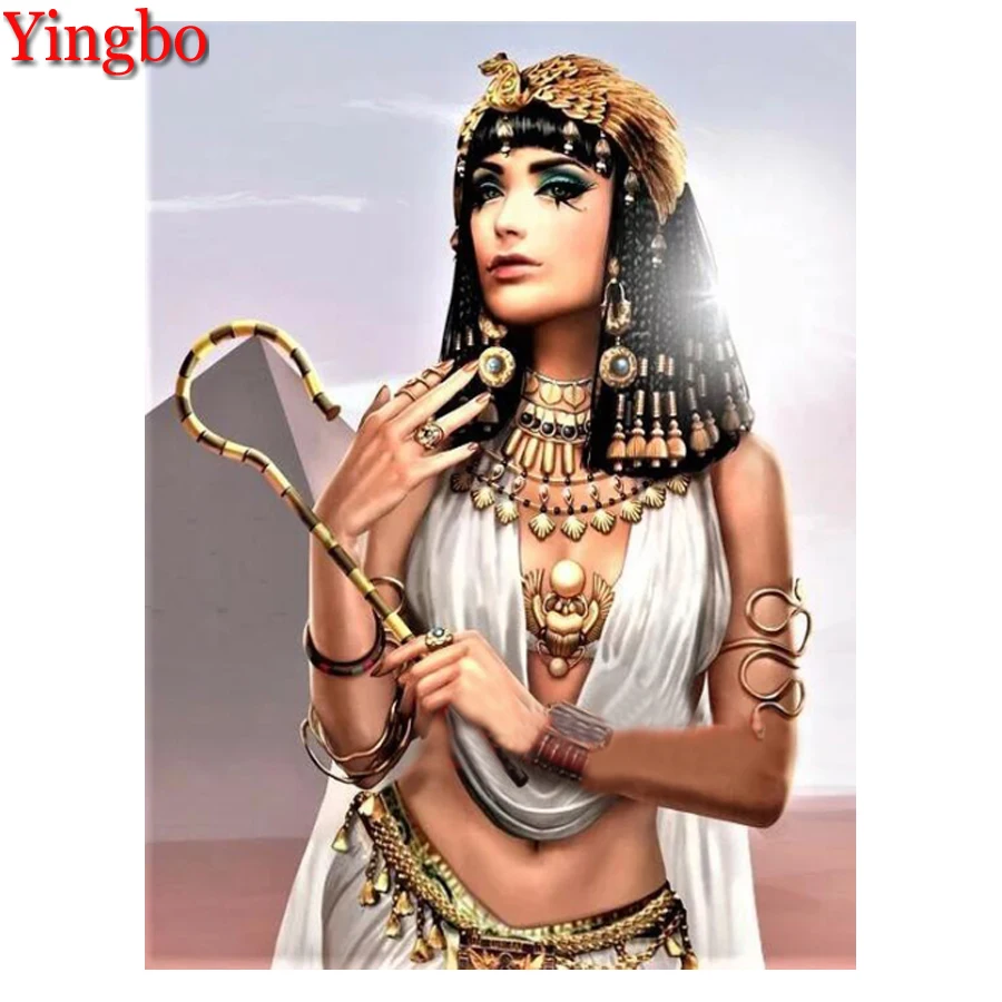 5D,Diamond Painting Queen of Egypt,Full square,Diamond Embroidery,DIY