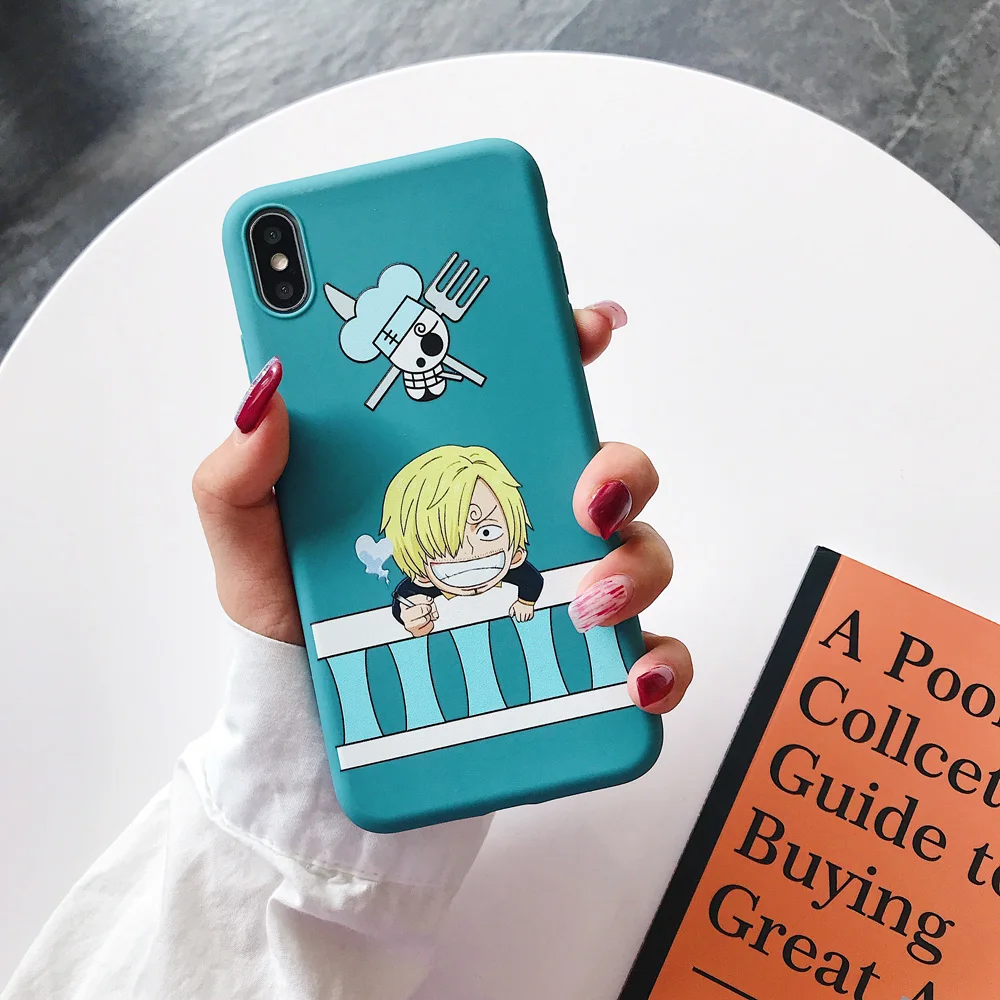 One piece Япония Аниме Луффи Tony Chopper ACE конфетный, TPU чехол для Apple iPhone 11 Pro 7 8 6 6S Plus X XS Max Xr мягкий чехол для телефона - Цвет: Vinsmoke Sanji