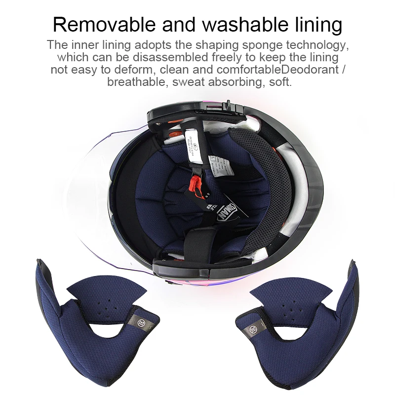 SOMAN Bluetooth мотоциклетный шлем с открытым лицом скутер мотоцикл гарнитура