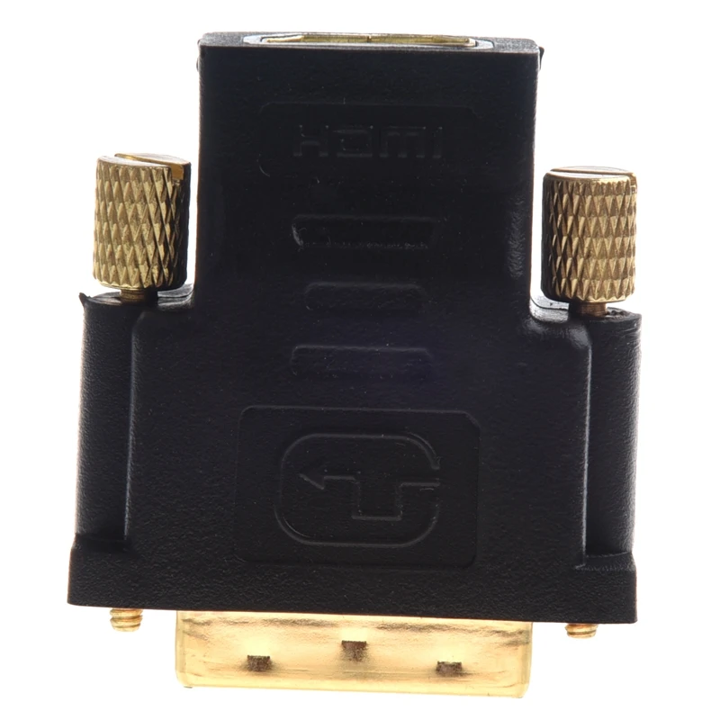 Новый позолоченный HDMI типа мама Для того чтобы DVI-D Мужской Видео адаптер |