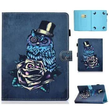 

8inch Tablet Universal Case for Prestigio MUZE 3708 Animal Printed PU Leather Case for DEXP Ursus E180 S180 S280 S380 8'' tablet