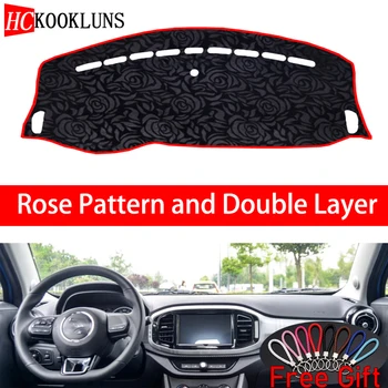 

Rose Pattern For MG MG3 3SW 2017 Dashboard Cover Car Stickers Car Decoration Car Accessories Interior Car Decals