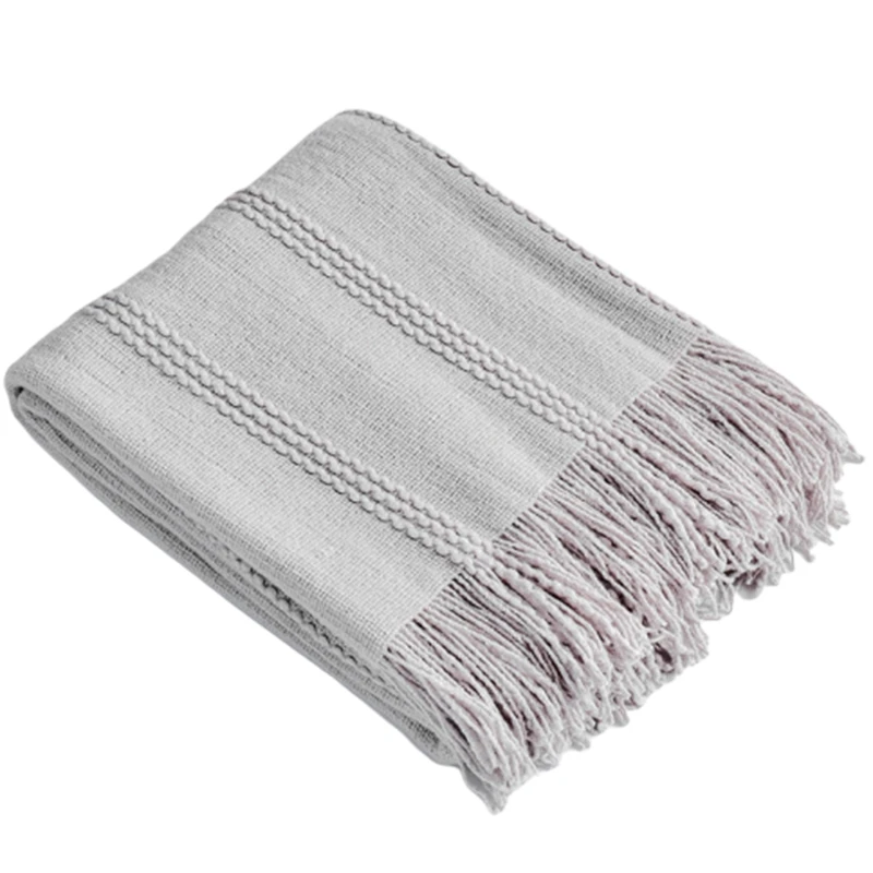 Home Bedding Tassel Blanket Sofa Couch Cover Office Sleeper Travel Plaid Picnic Quilt Four Season | Дом и сад