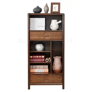 

Bookshelf Rack Living Room Storage Cabinet Floor Storage Cabinet Home Creative Student Bookcase Save Space