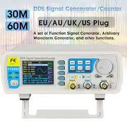 Новый FY6800-60M 60 МГц DDS двухканальный Функция генератор сигналов произвольной генератор сигналов 250MSa/s 14 бит Частотный измеритель VCO